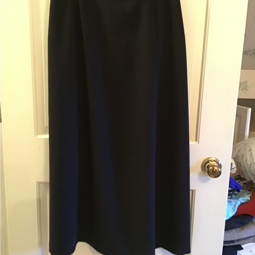 SkirtBlack mid calf skirt a line